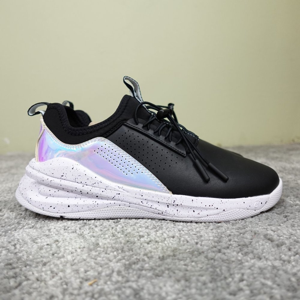 Clove Classic Shoes Womens All Sizes Work Black Iridescent Nursing Sneakers